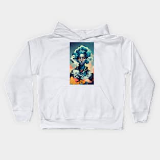 Future Human - 086 - Art Student Kids Hoodie